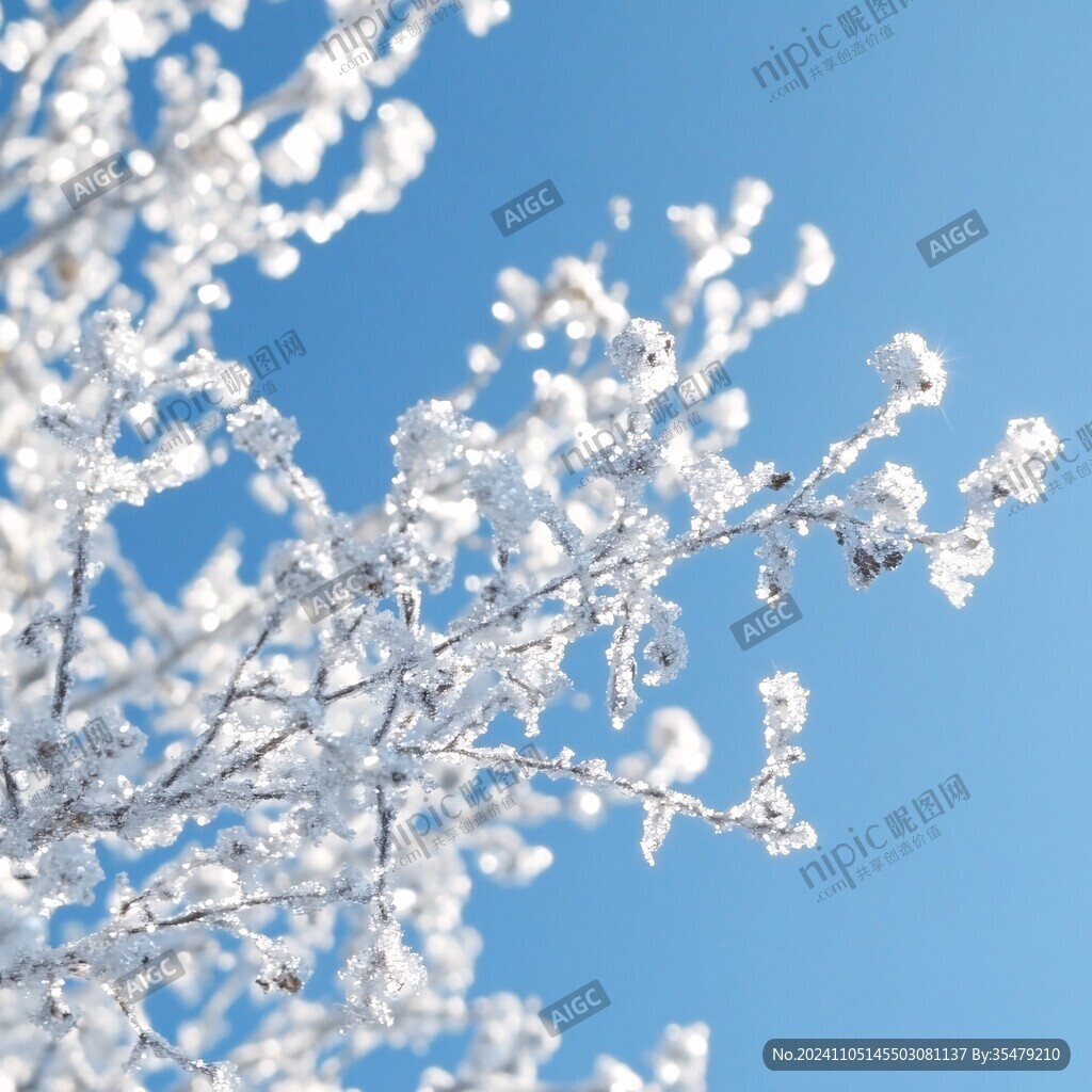 雪淞藍(lán)天