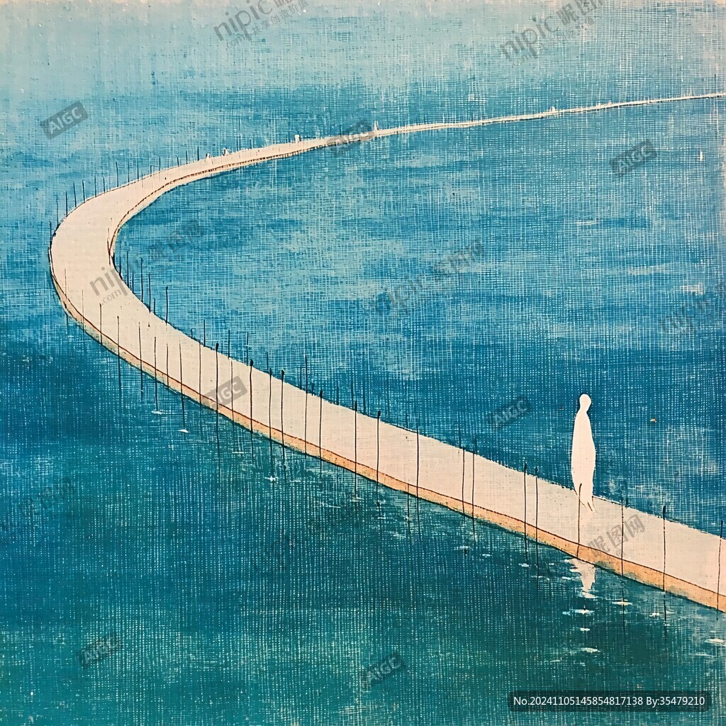 棧橋插畫