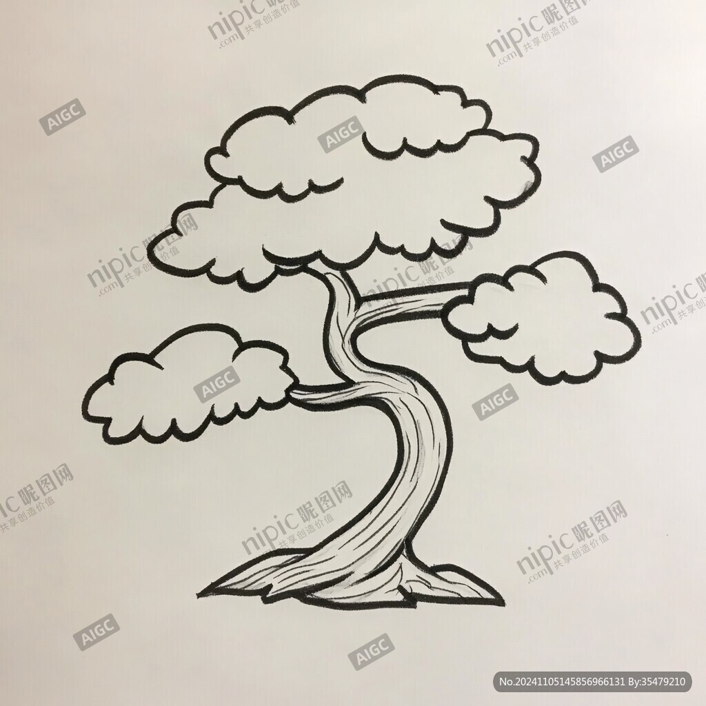 簡筆畫樹木