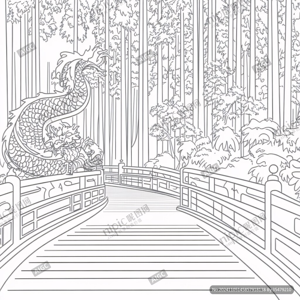 龍形神道