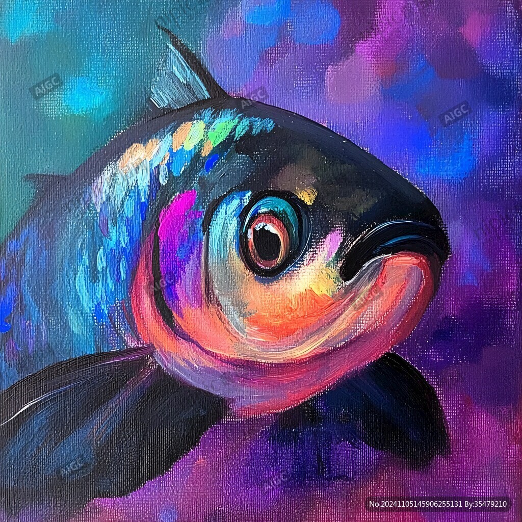 魚頭插畫