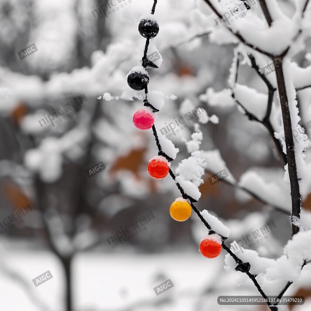 雪后紅果