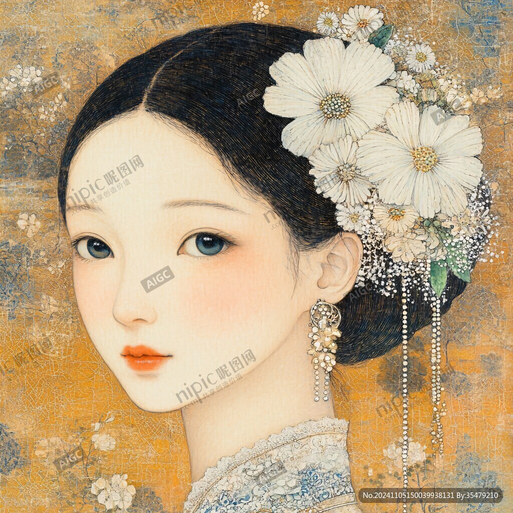 清宮美人插畫