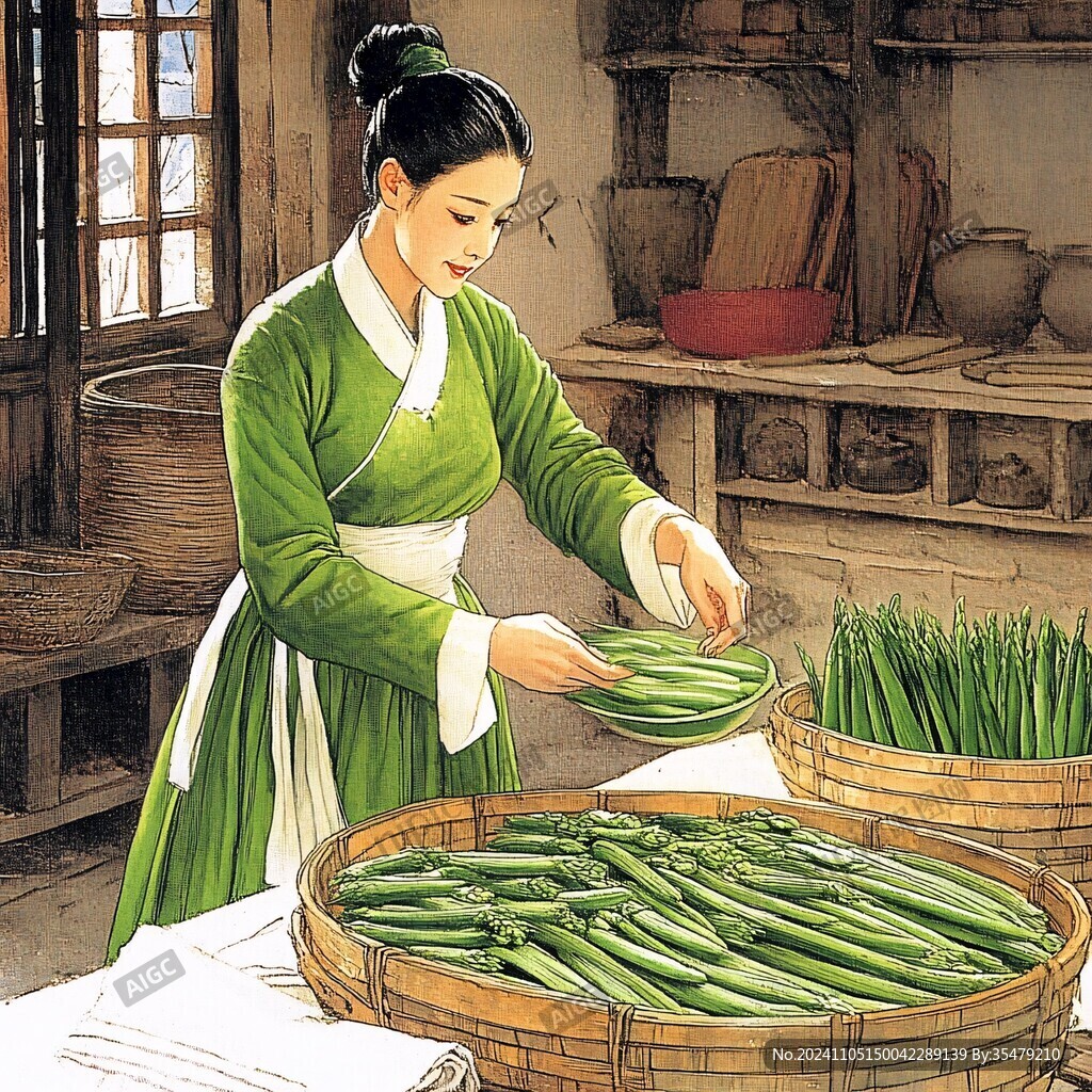 秋葵包裝插畫(huà)