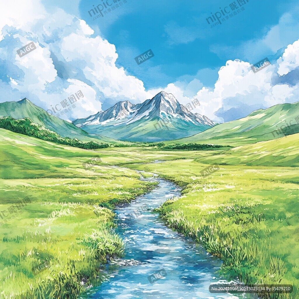 山川草地河流