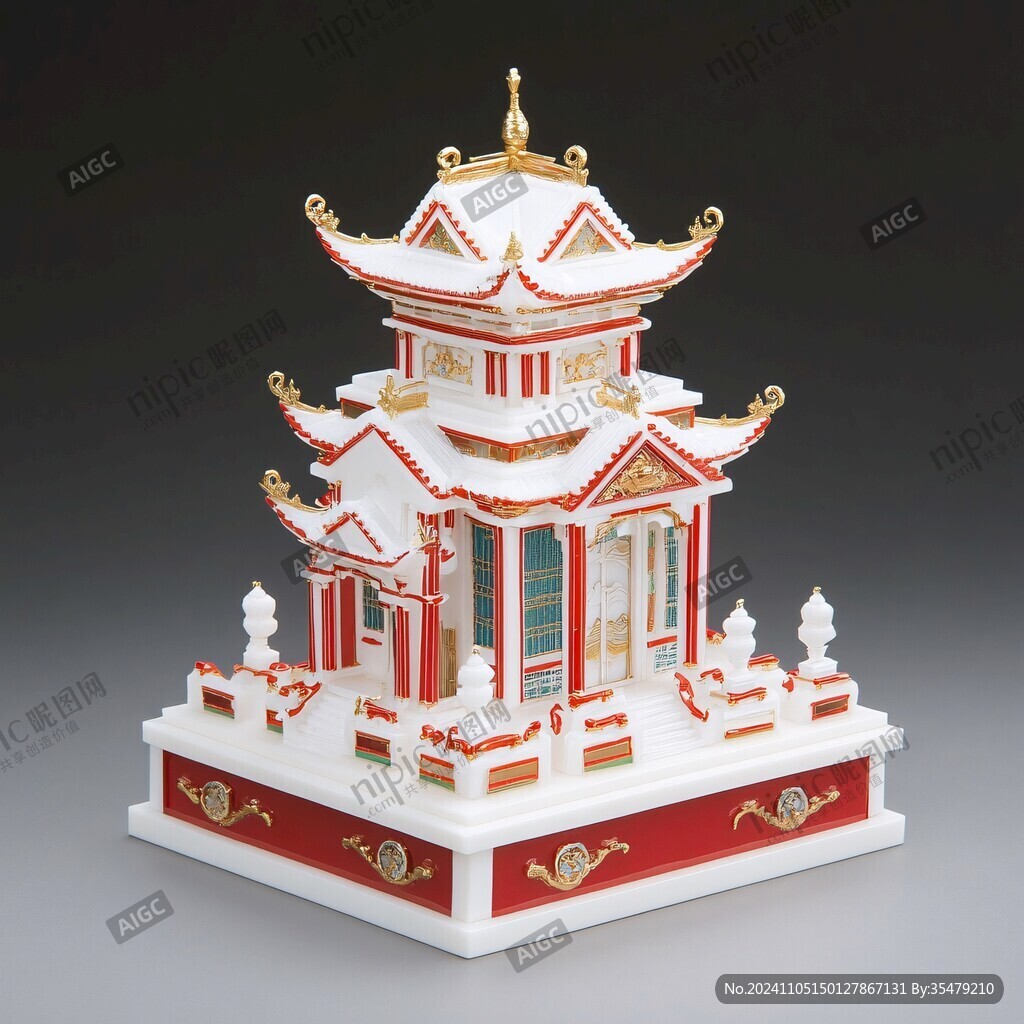 萬壽燈模型