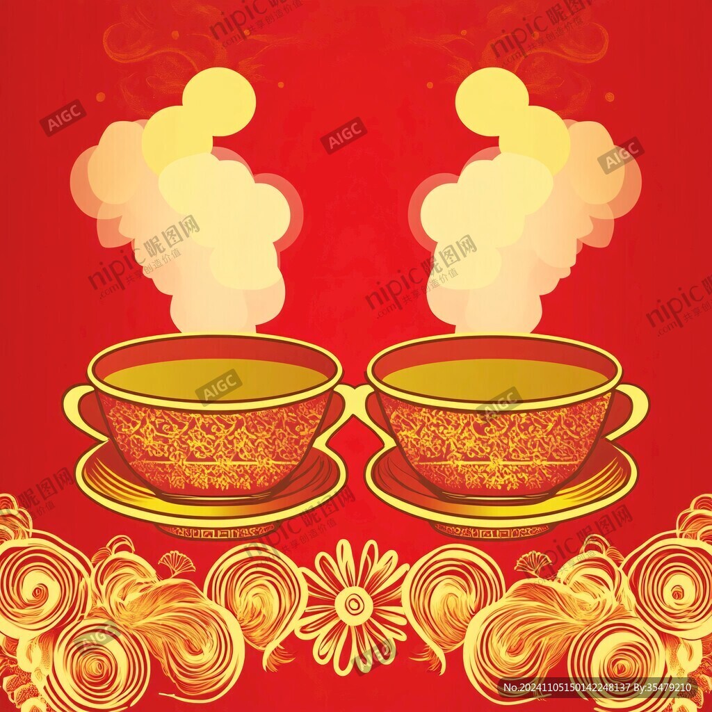 婚禮婚慶喜慶茶壺茶杯