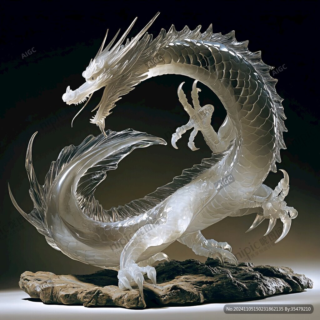 大氣雕塑龍