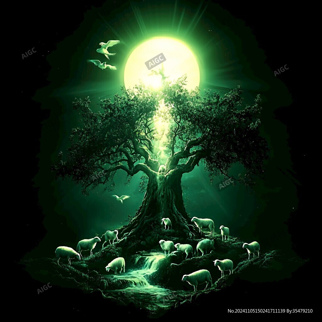神秘夢幻的大樹
