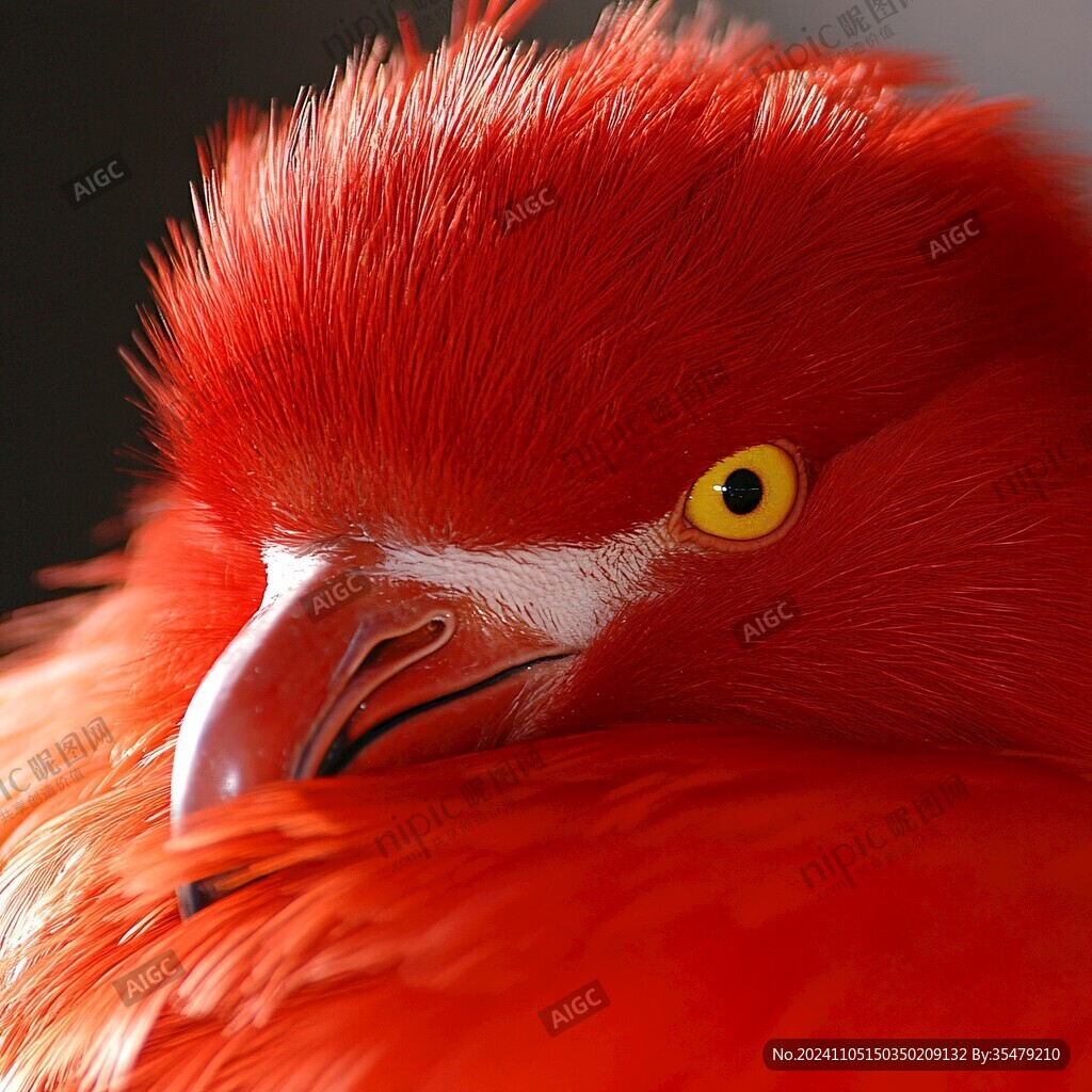 鳥類紅色動物