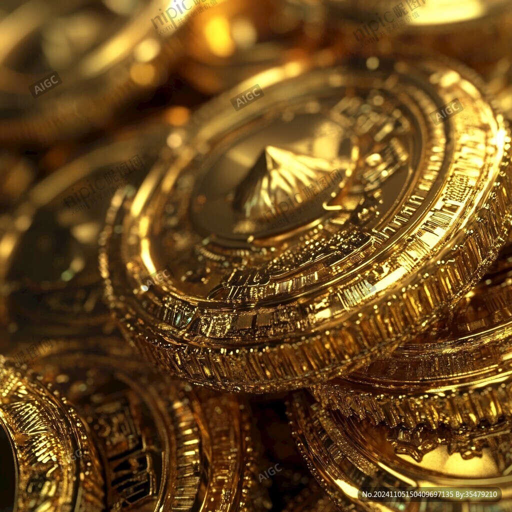 金色表盤金色建筑