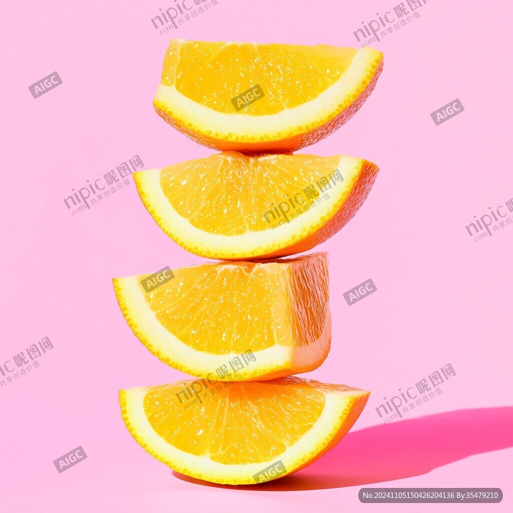 創(chuàng)意橙子水果切片