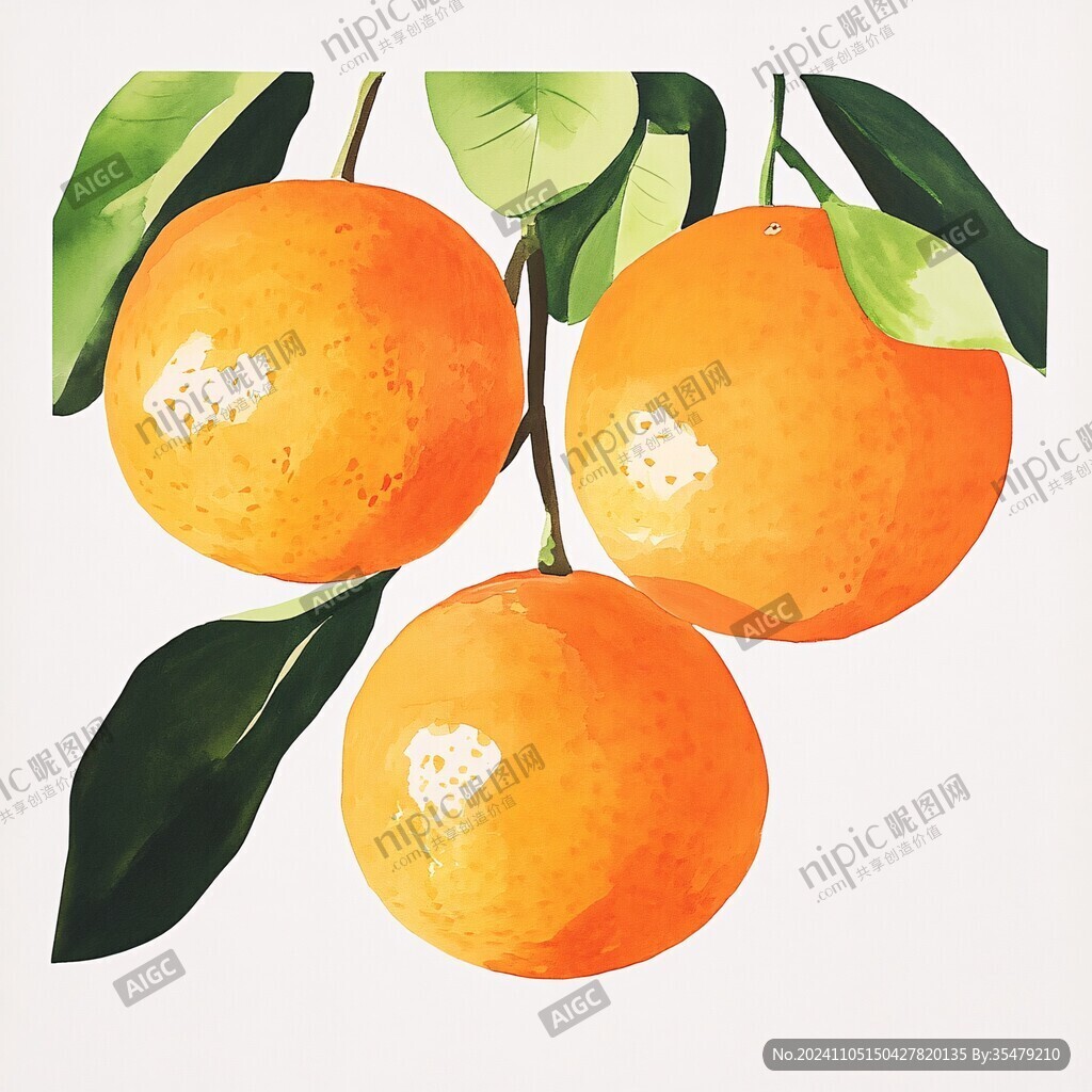 砂糖橘插畫