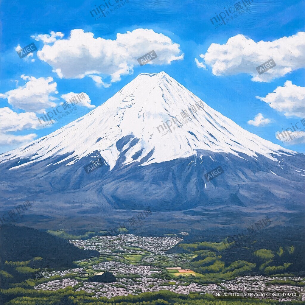 富士山下的小鎮