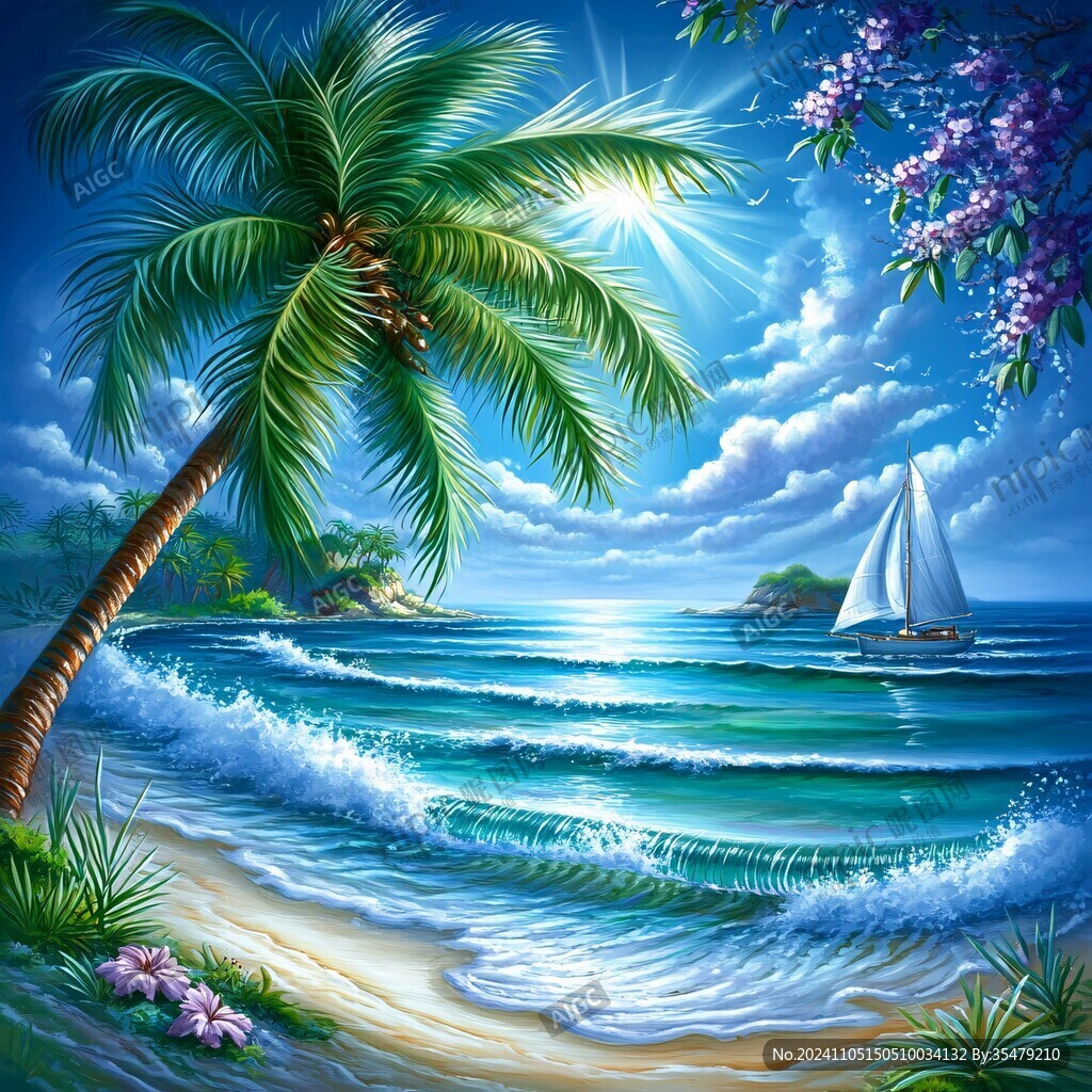 海洋風景畫