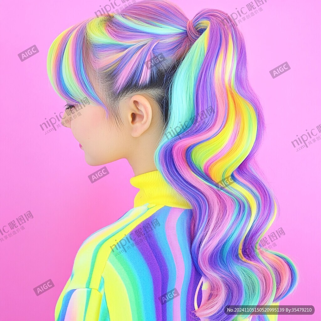 唯美彩虹女孩