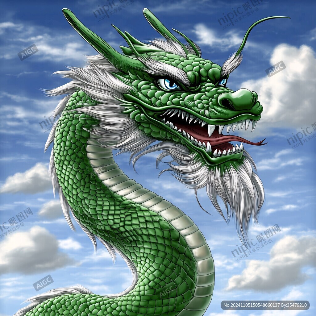 龍年插畫手繪龍