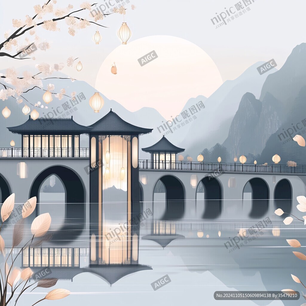 古橋插畫