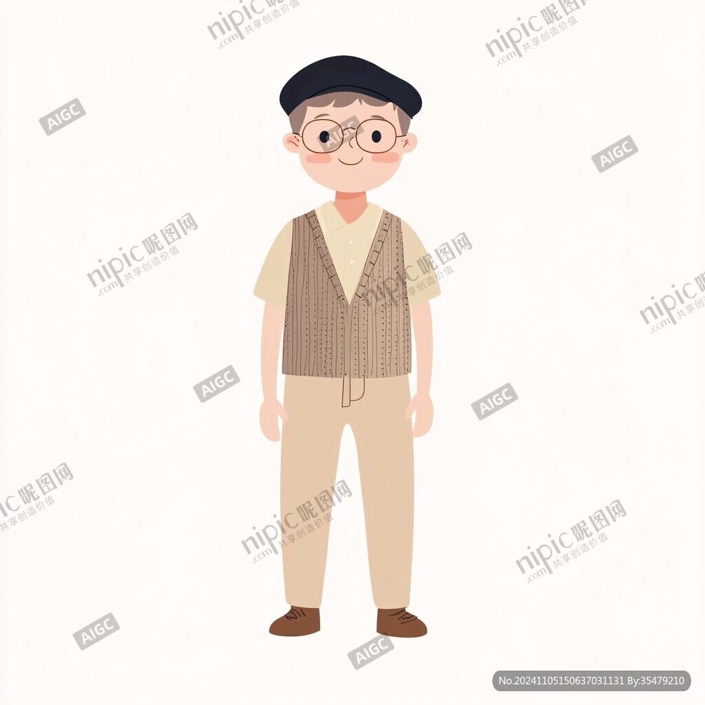 卡通老伯卡通爺爺