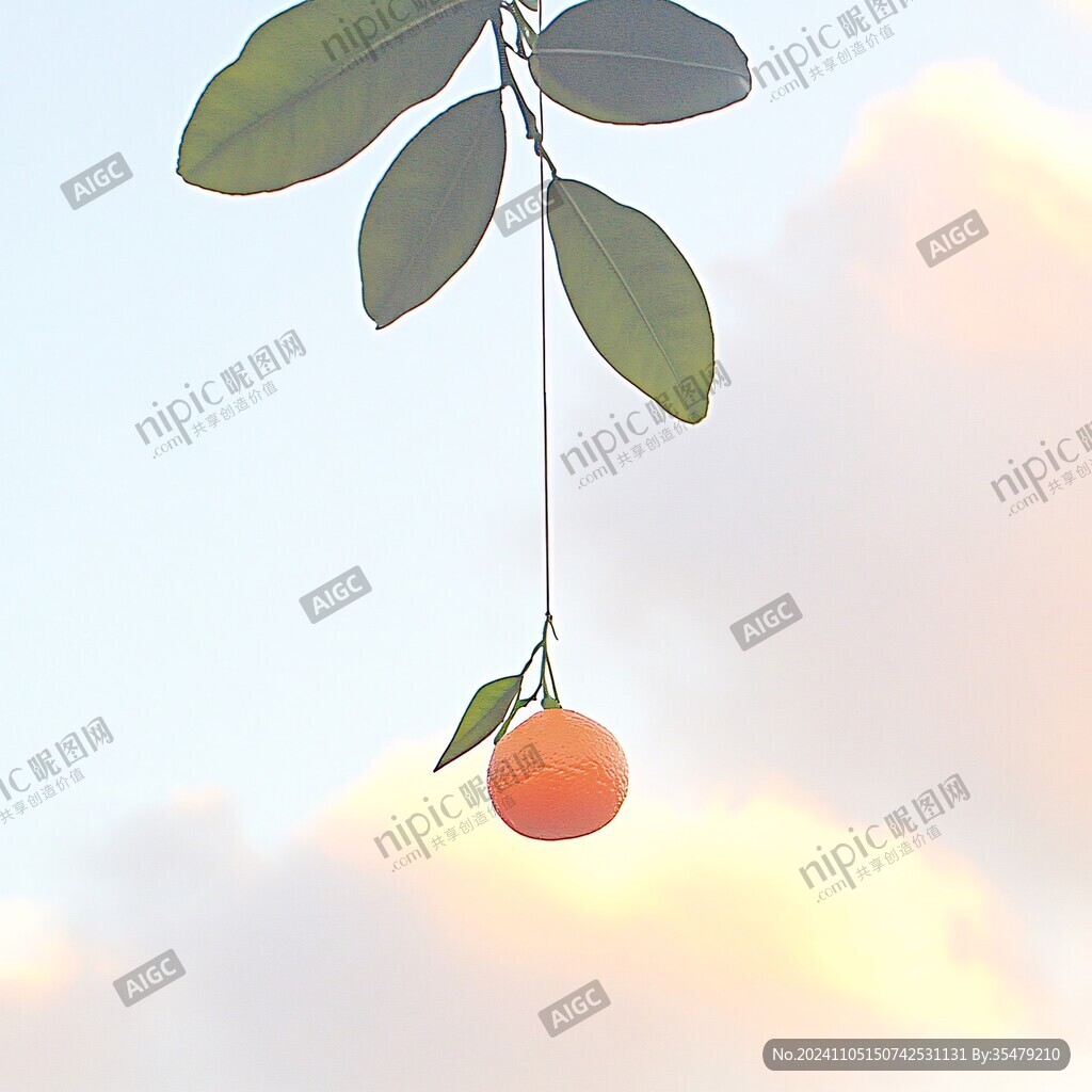 吊桿棗插畫