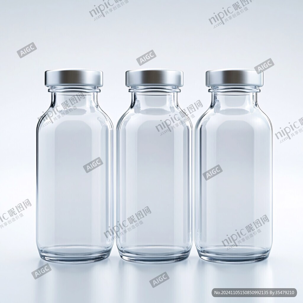 保健品瓶智能貼圖