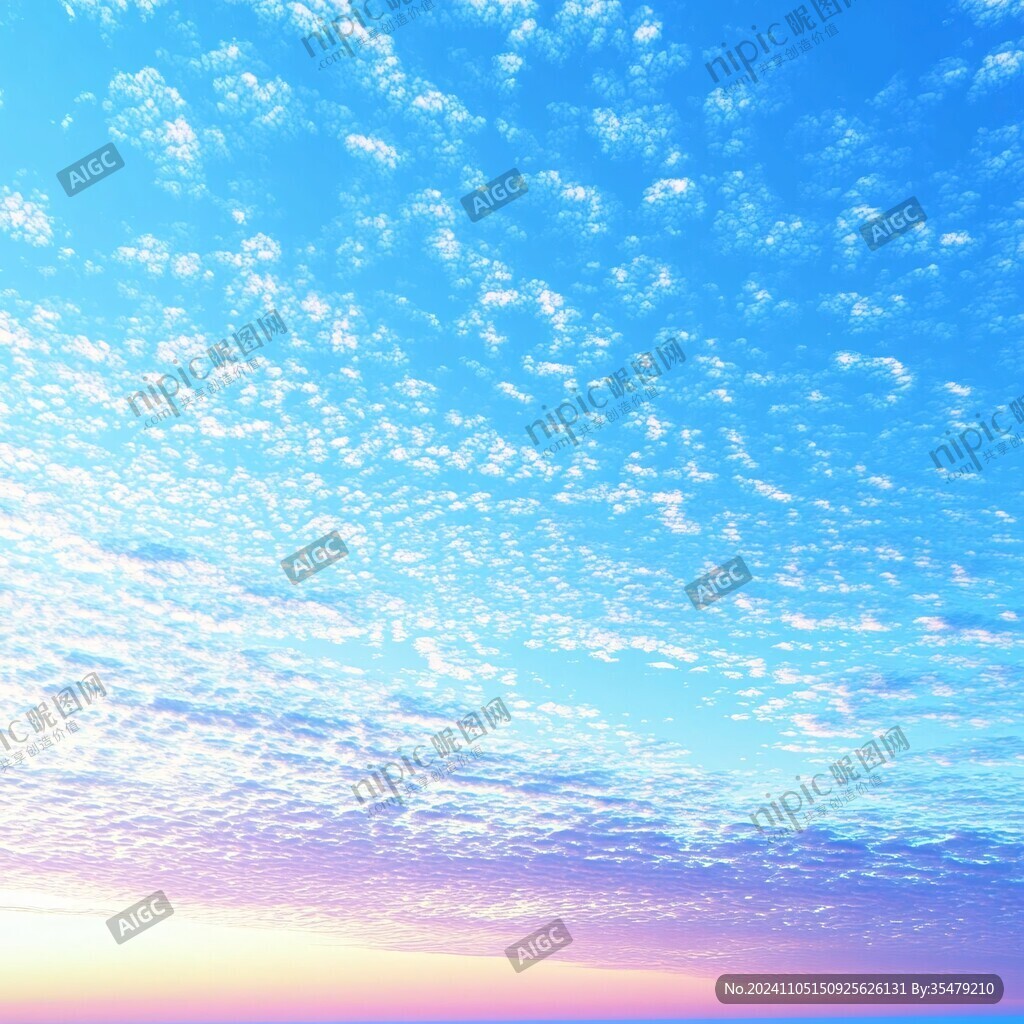全景黃昏天空素材全