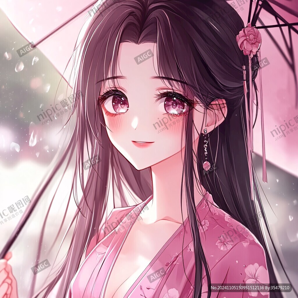 長(zhǎng)發(fā)少女圓眼