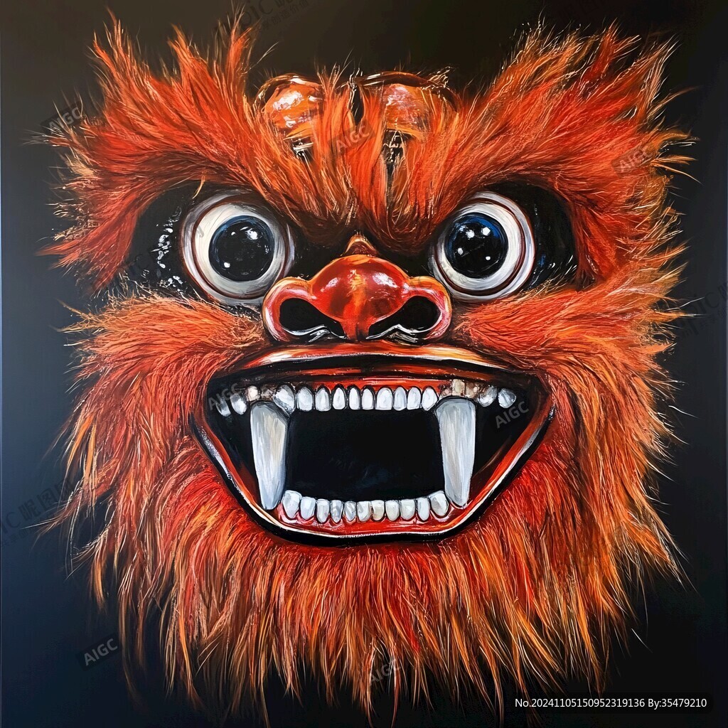 小怪物裝飾畫