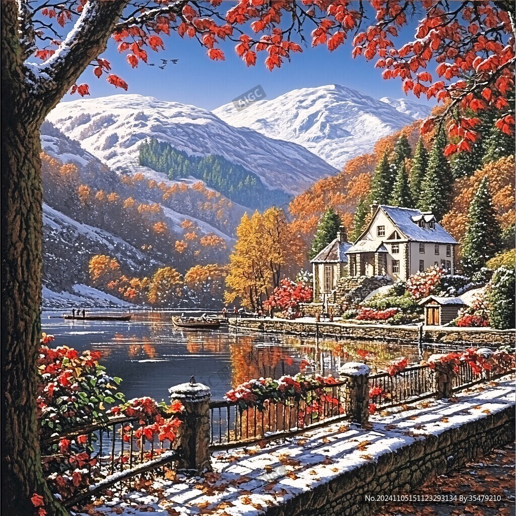 雪景立體畫(huà)