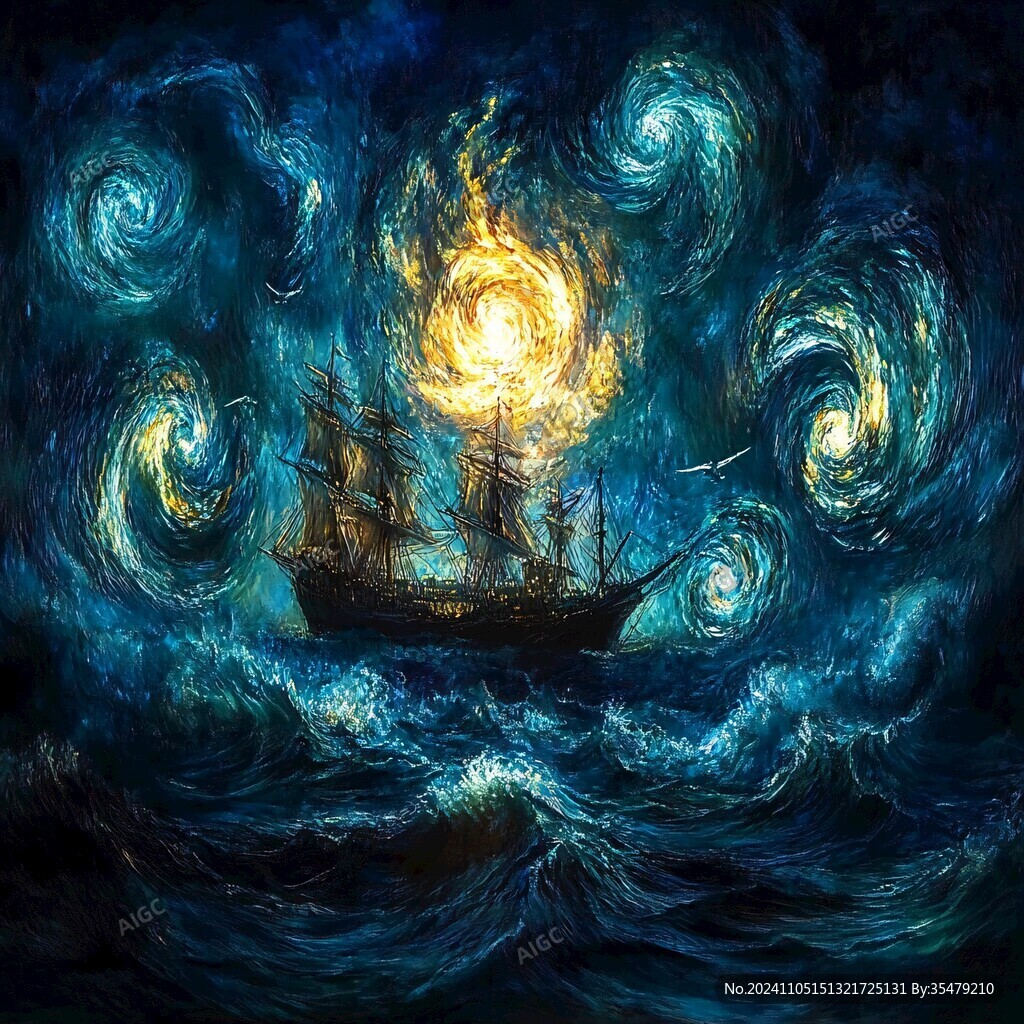 抽象寫意星辰大海