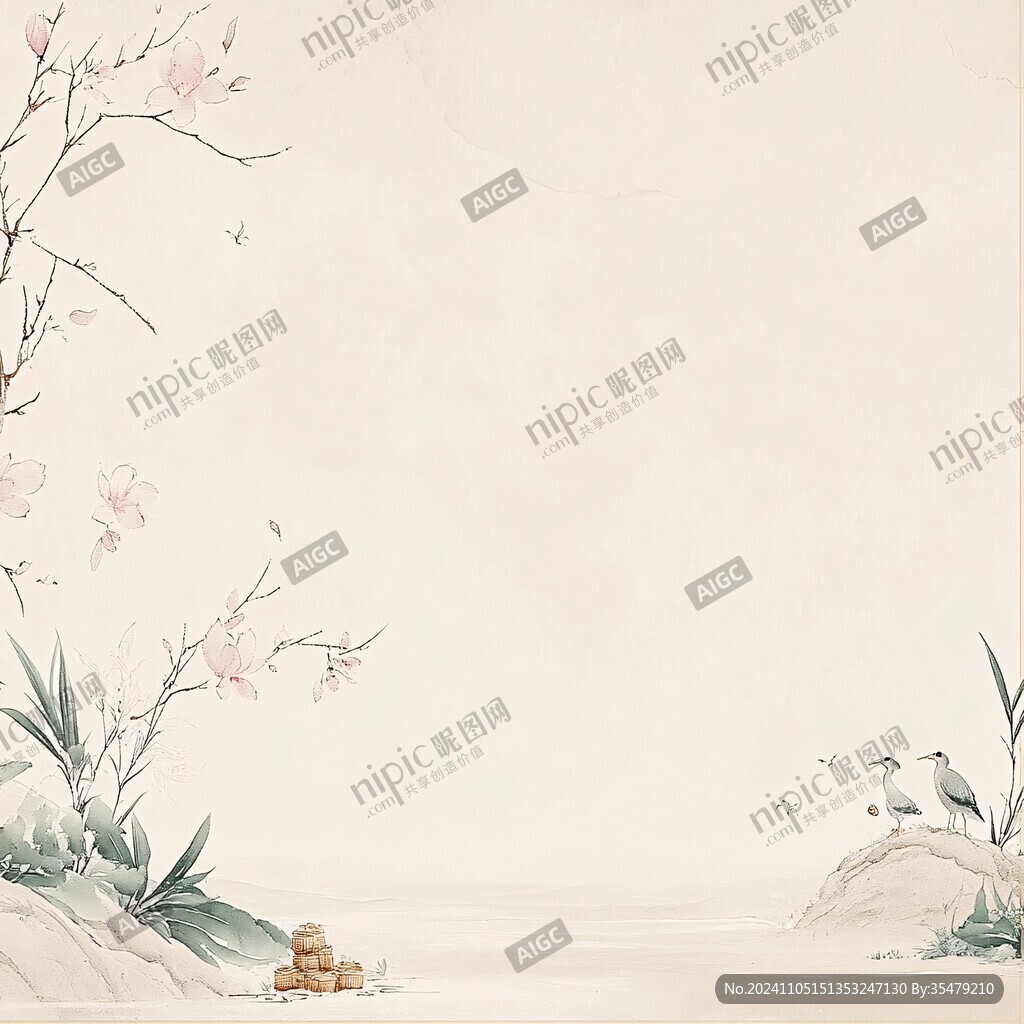 古風黃色主背景