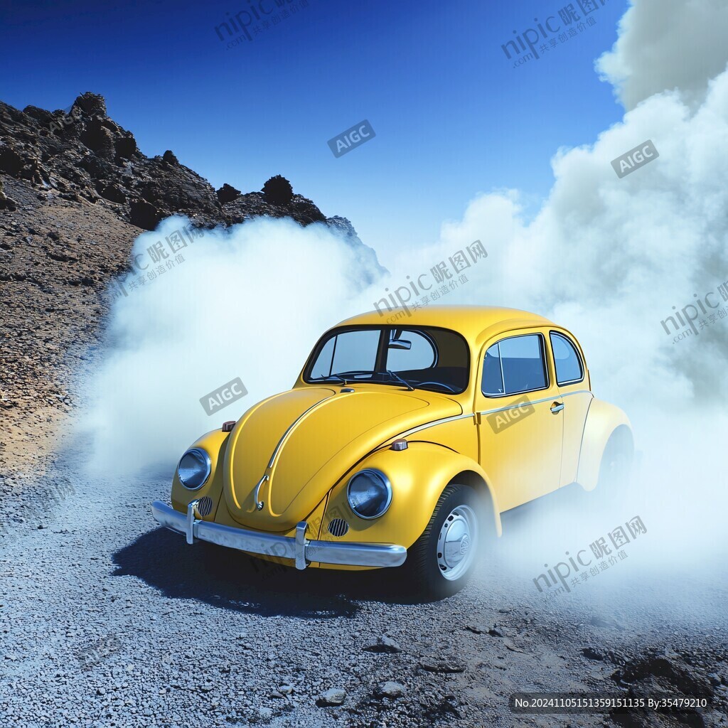黃色甲殼蟲(chóng)汽車(chē)