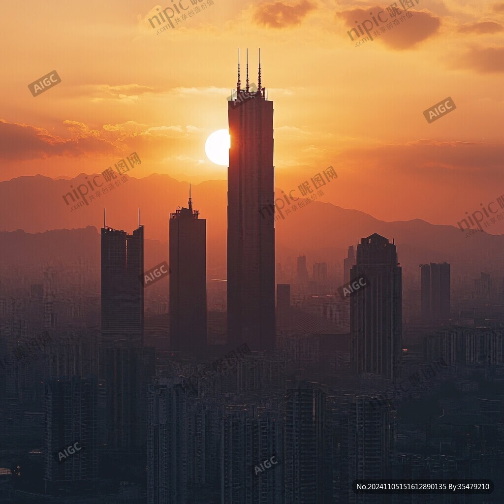 西塔夕照