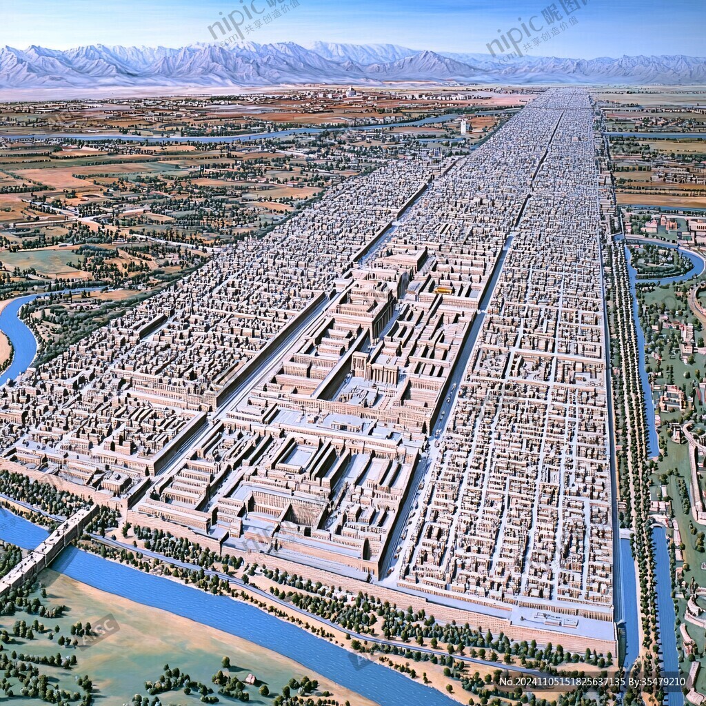 城市布局復原圖