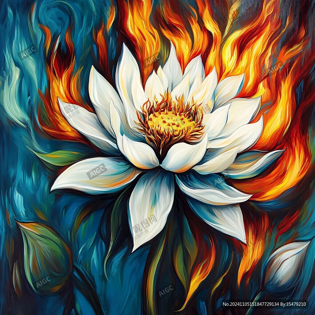 唯美火蓮花