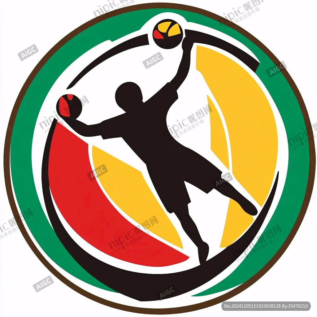 排球運動員logo