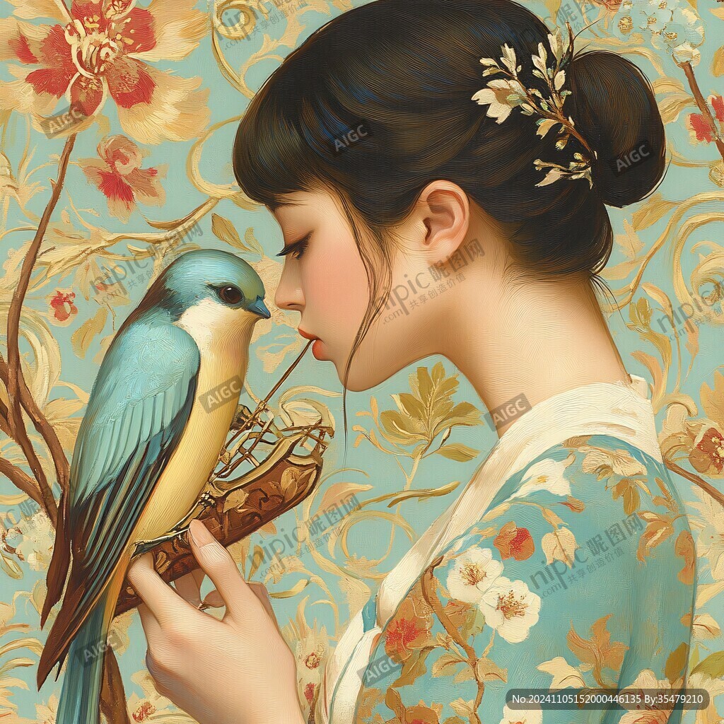 鳥兒與少女