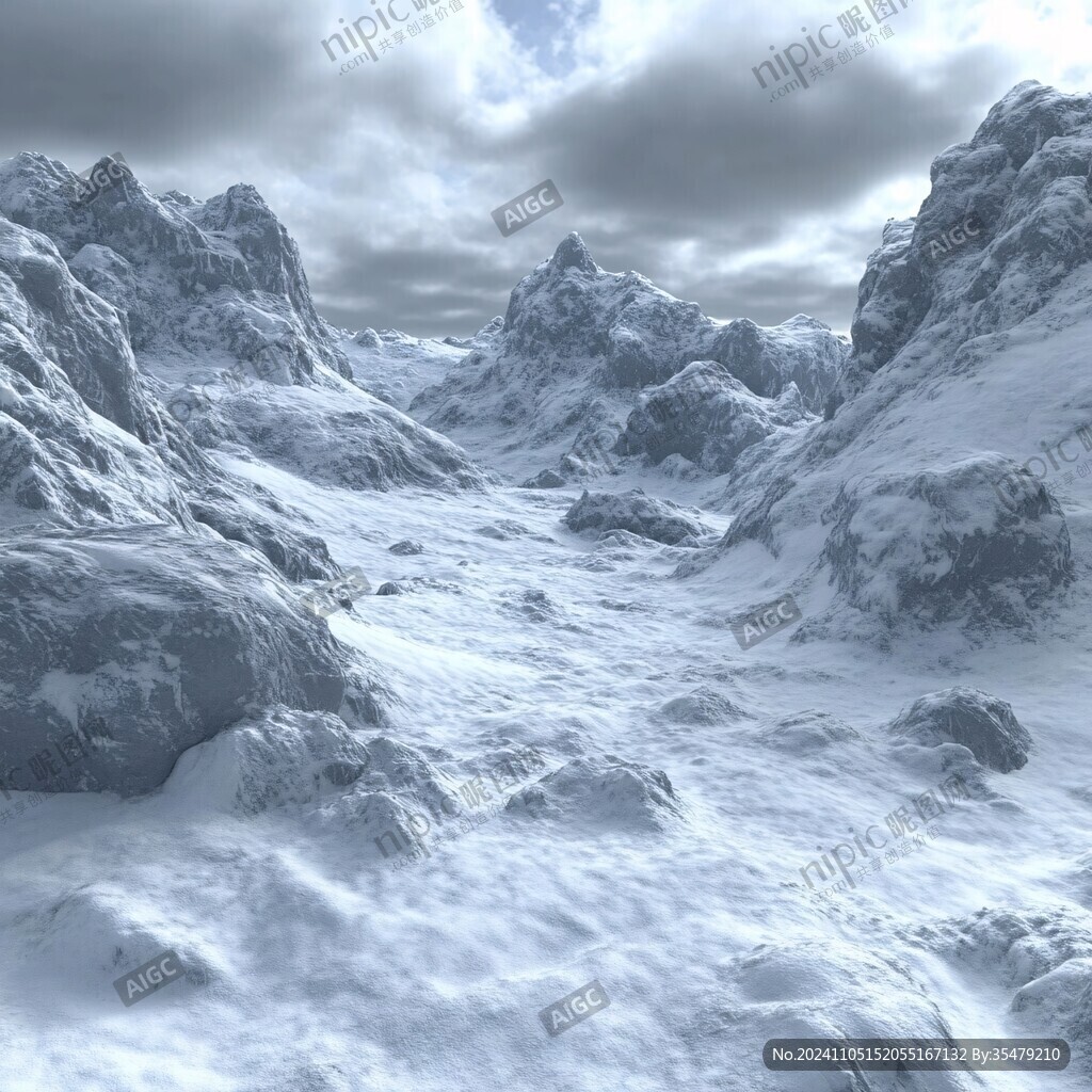 雪山大場景