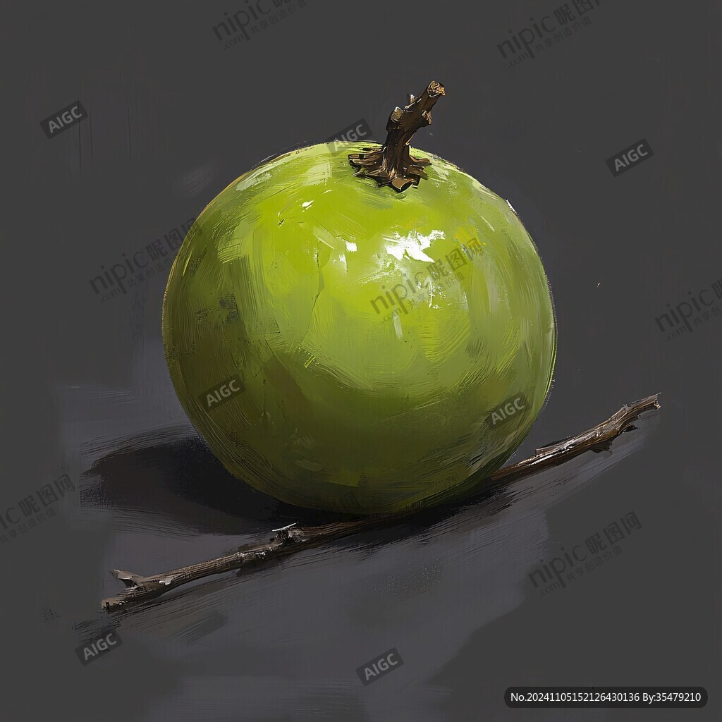 蜂糖李寫實(shí)插畫