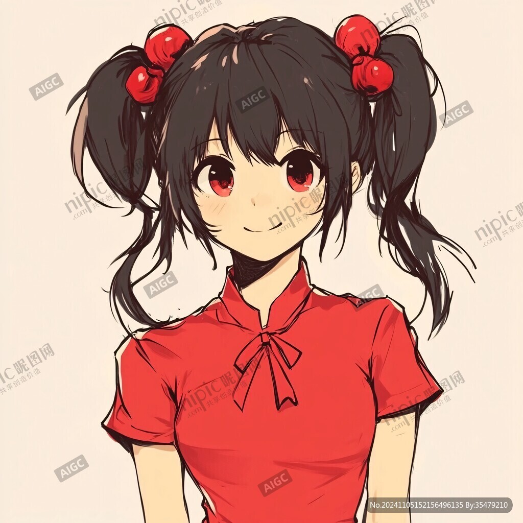 紅衣女孩頭像