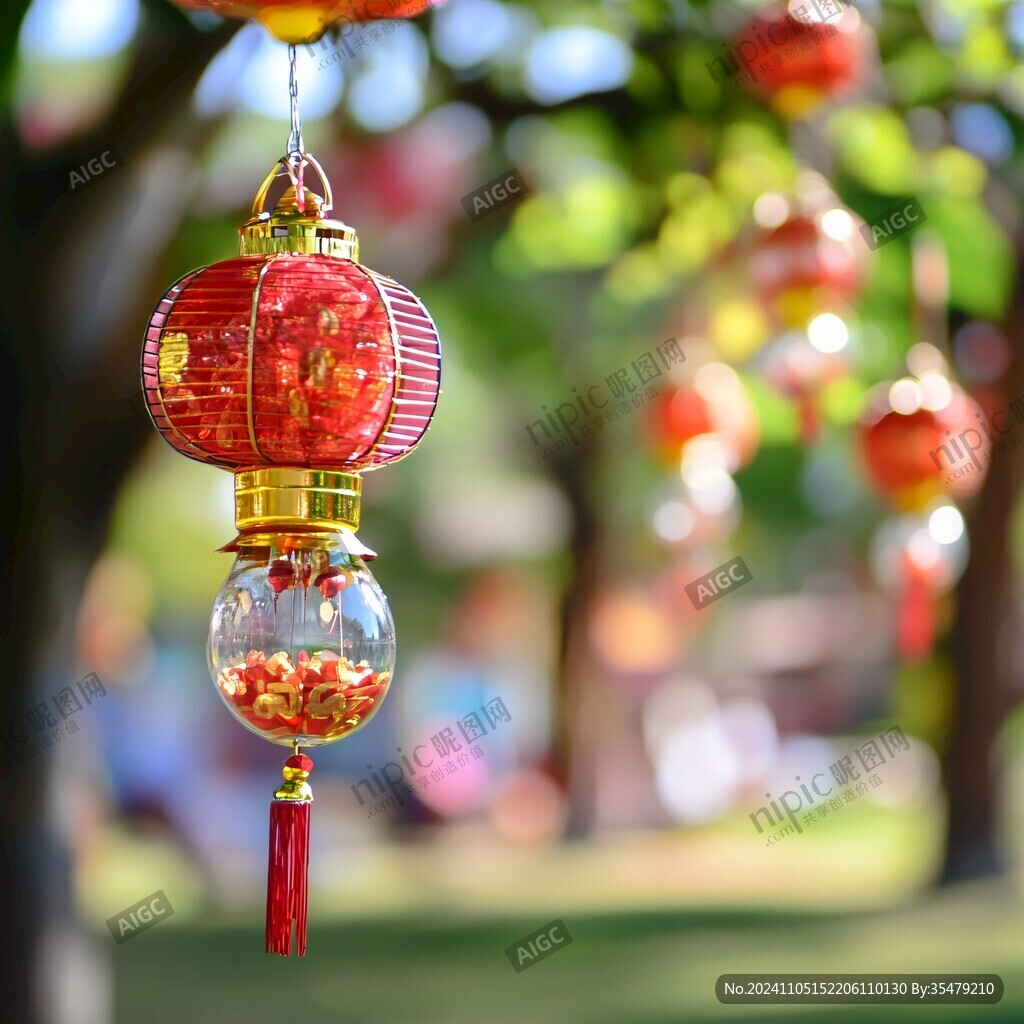 節(jié)日公園燈籠