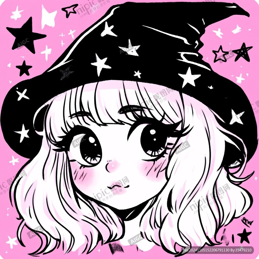 甜美漫畫女孩