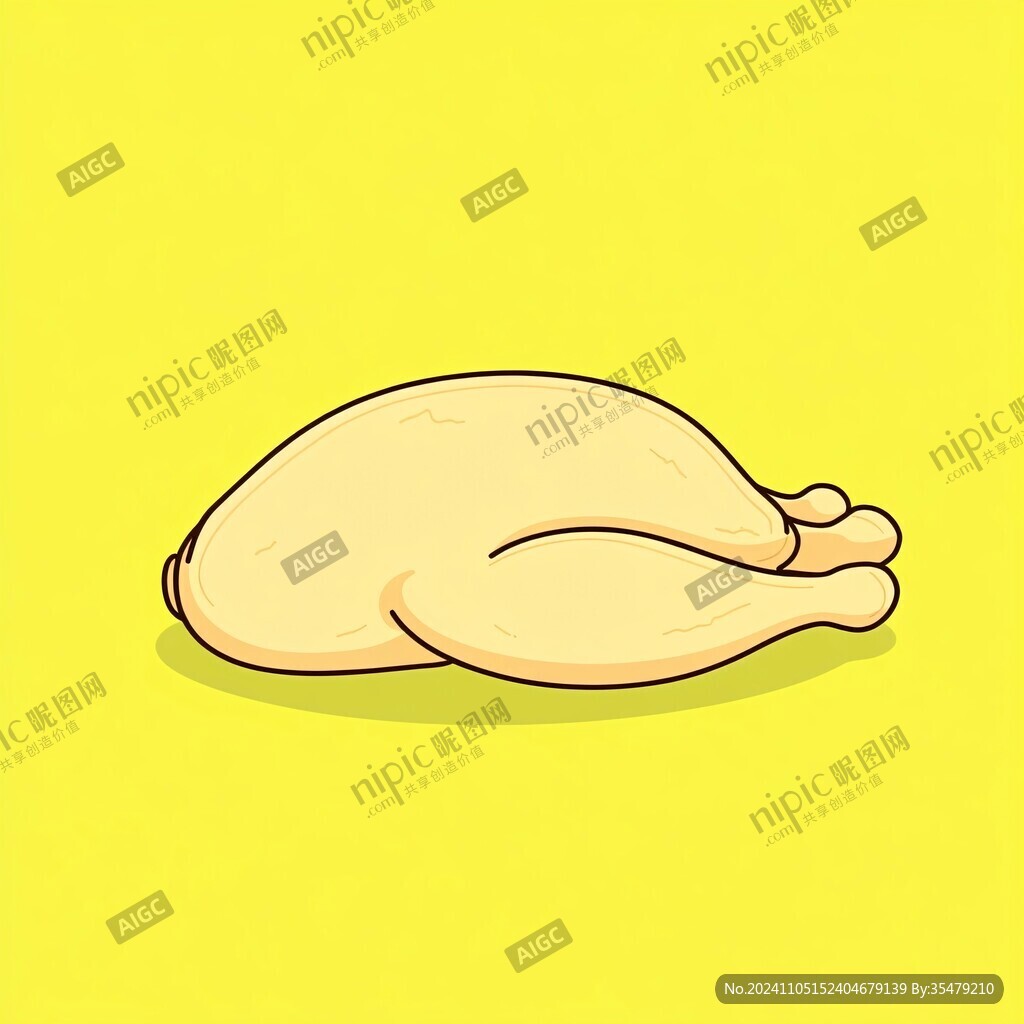 卡通鹽焗雞