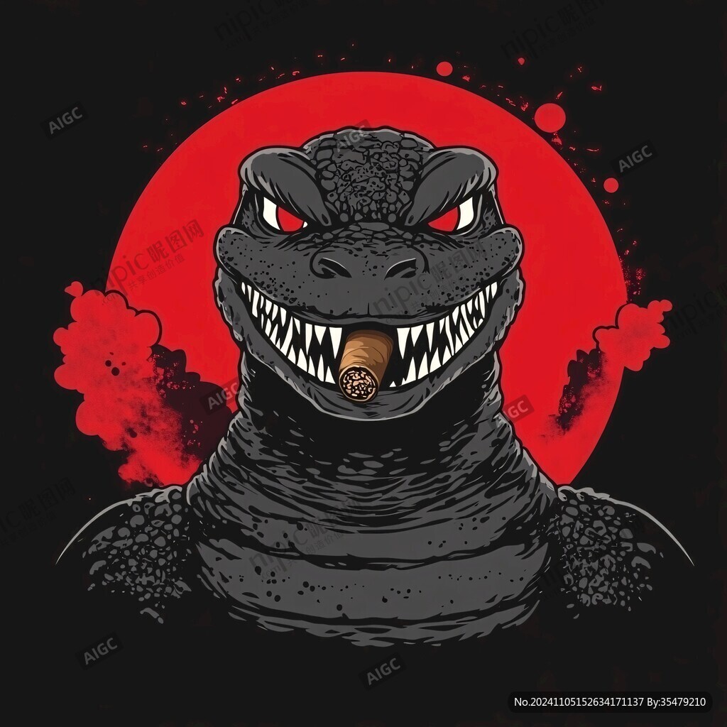 完齒獸插畫