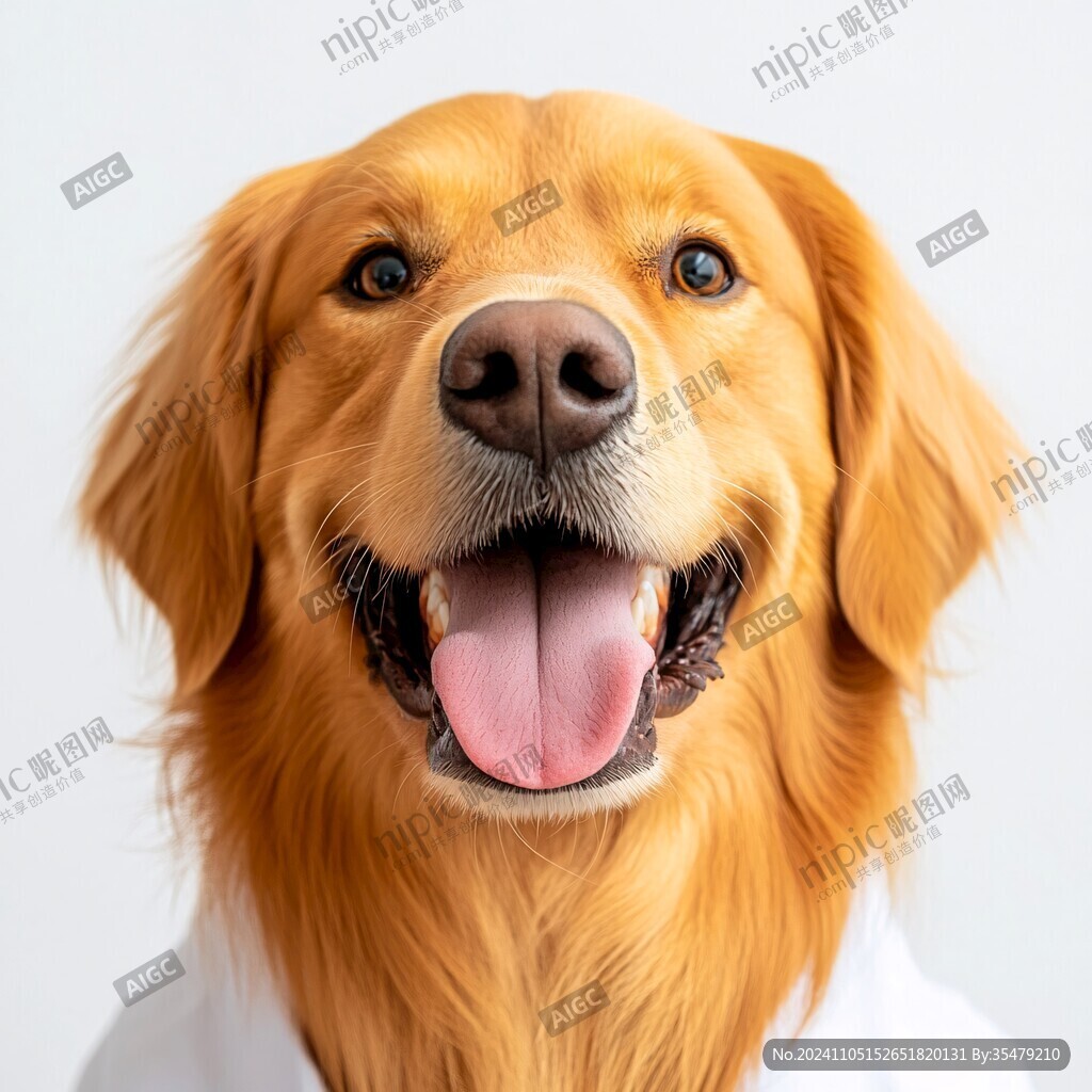 金毛犬寵物狗素材