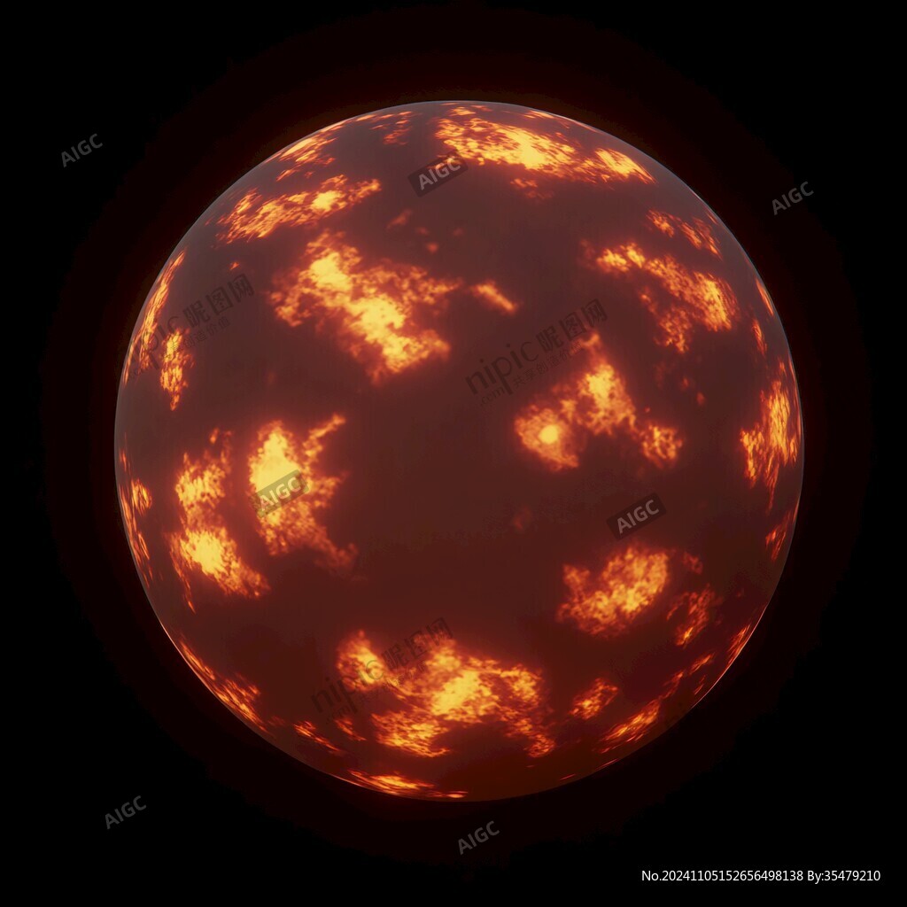 橙色的星球