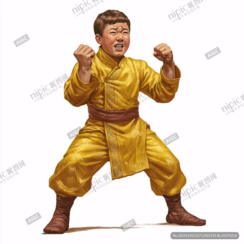 功夫卡通人物設計
