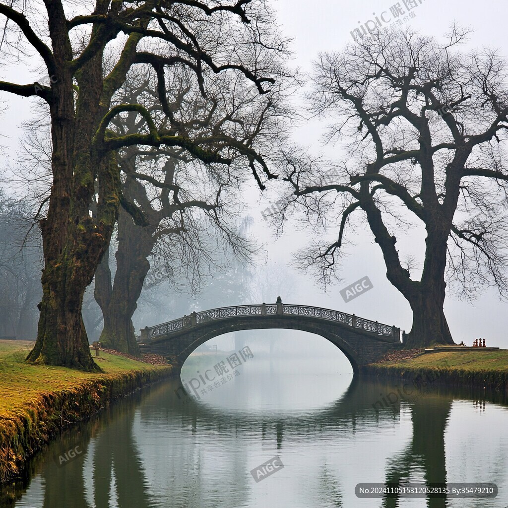 橋邊古樹