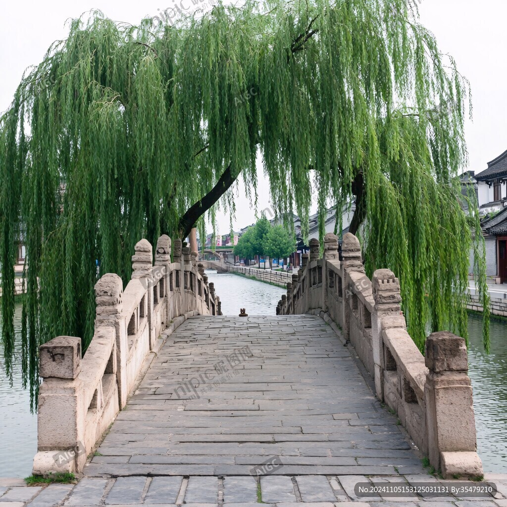 石橋垂柳