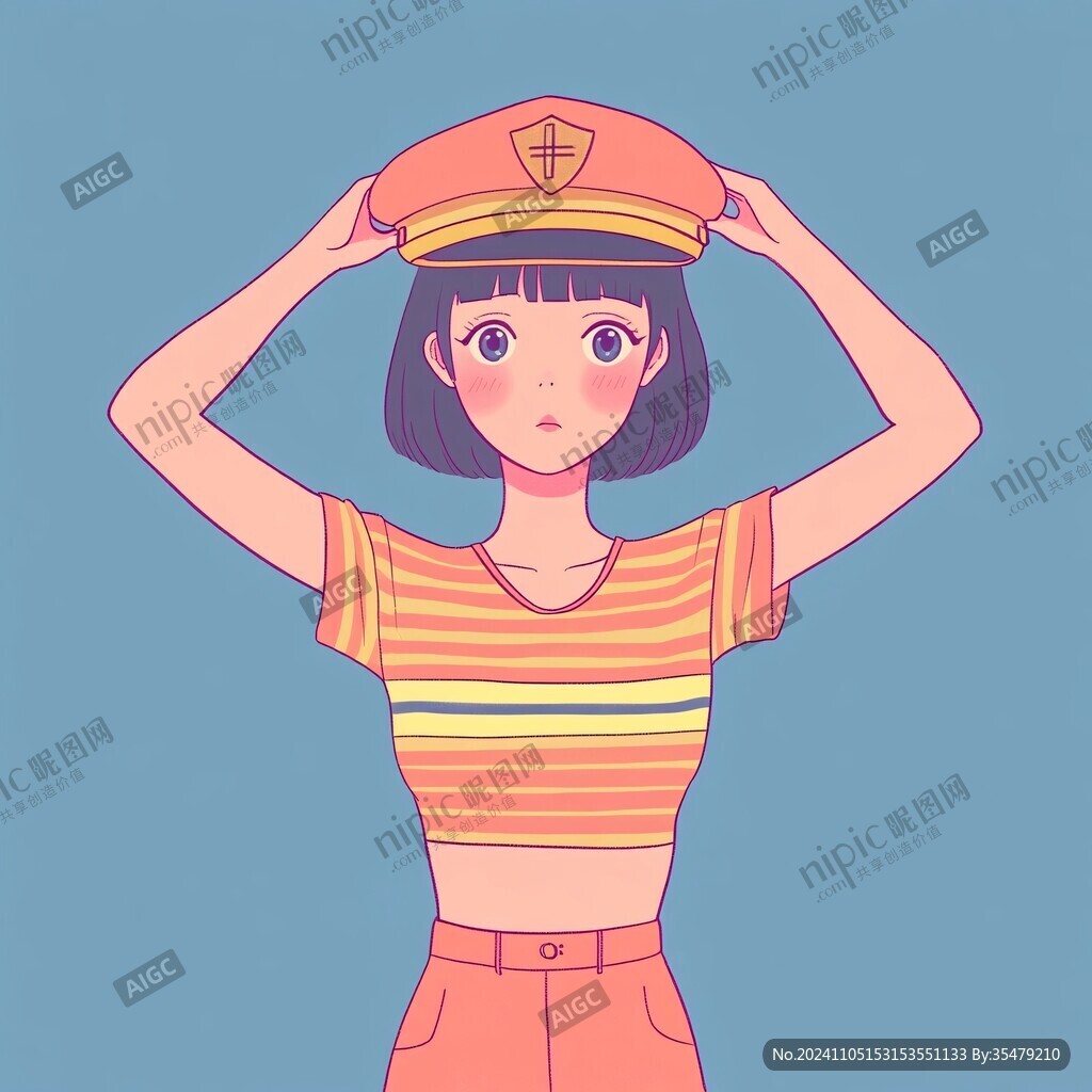 青春風(fēng)少女插畫